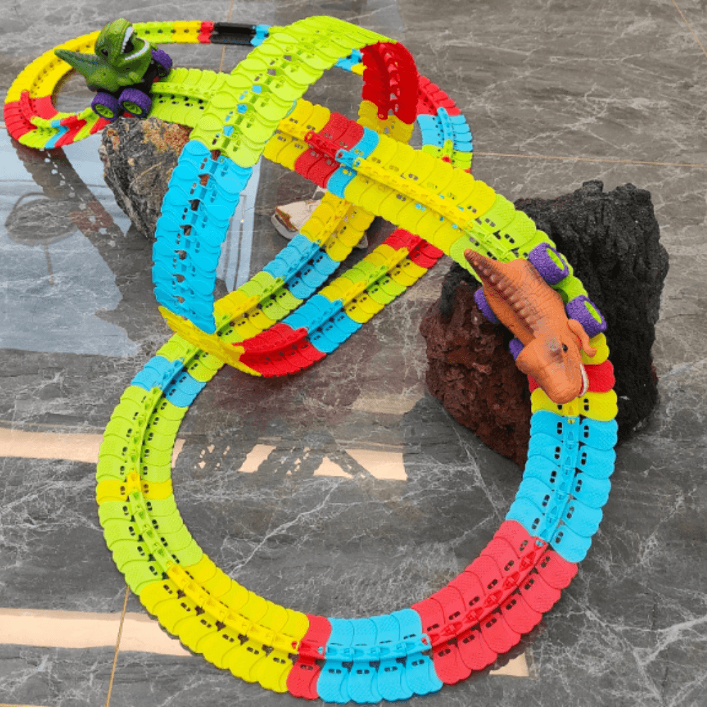 Dino-Race Track: Anti-Gravity Racing Fun