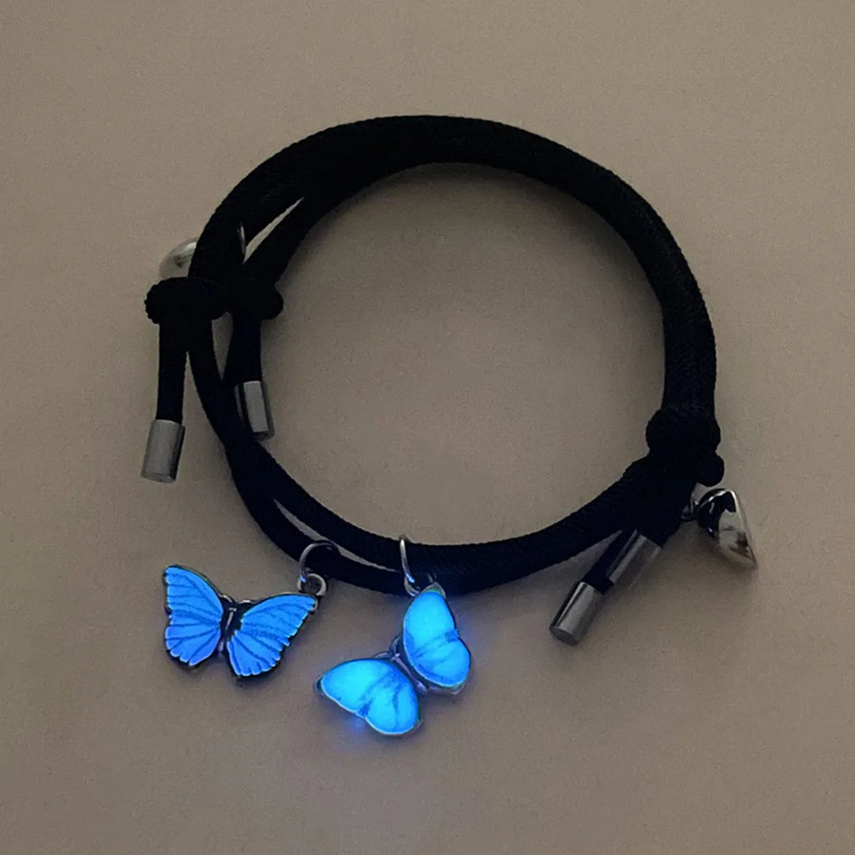 Luminous Butterfly Heart Magnet Bracelets