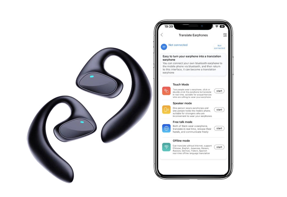 AI Powered Smart Translator Earbuds