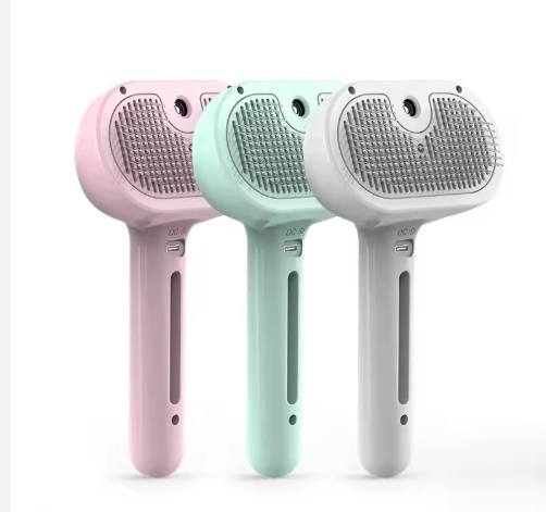 “The Ultimate Cool Mist Pet Grooming Brush: Keep Your Pet Happy, Healthy & Fluffy”