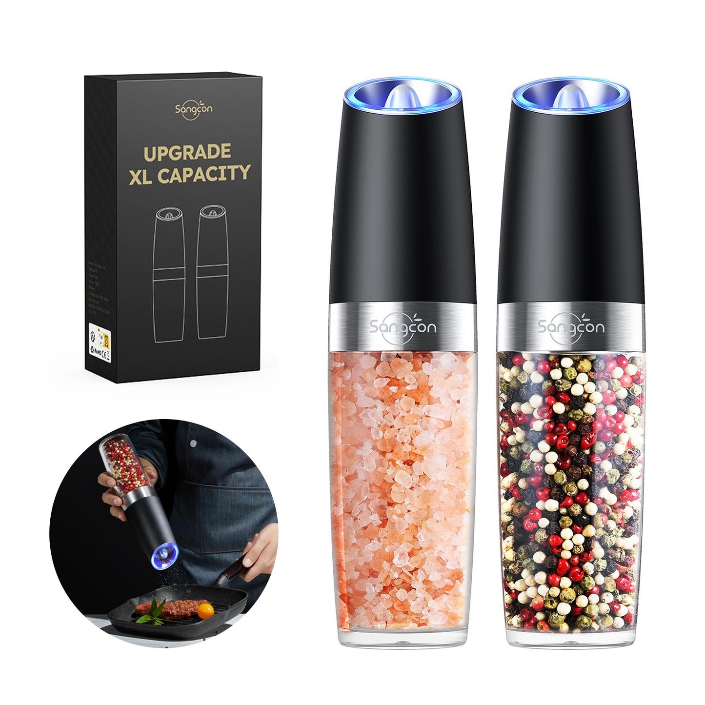 Smart Electric Salt and Pepper Mills