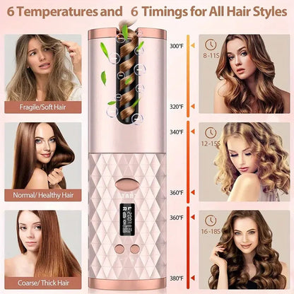 PocketWave Wireless Hair Curler