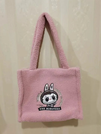 Labubu Plush Cartoon Shoulder Bag