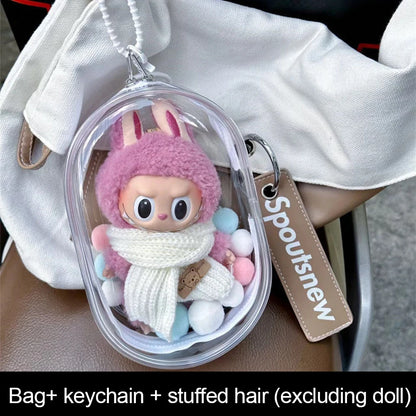 Labubu Travel Doll Carrier Bag