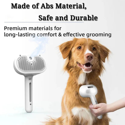 Cool Mist Pet Grooming Brush