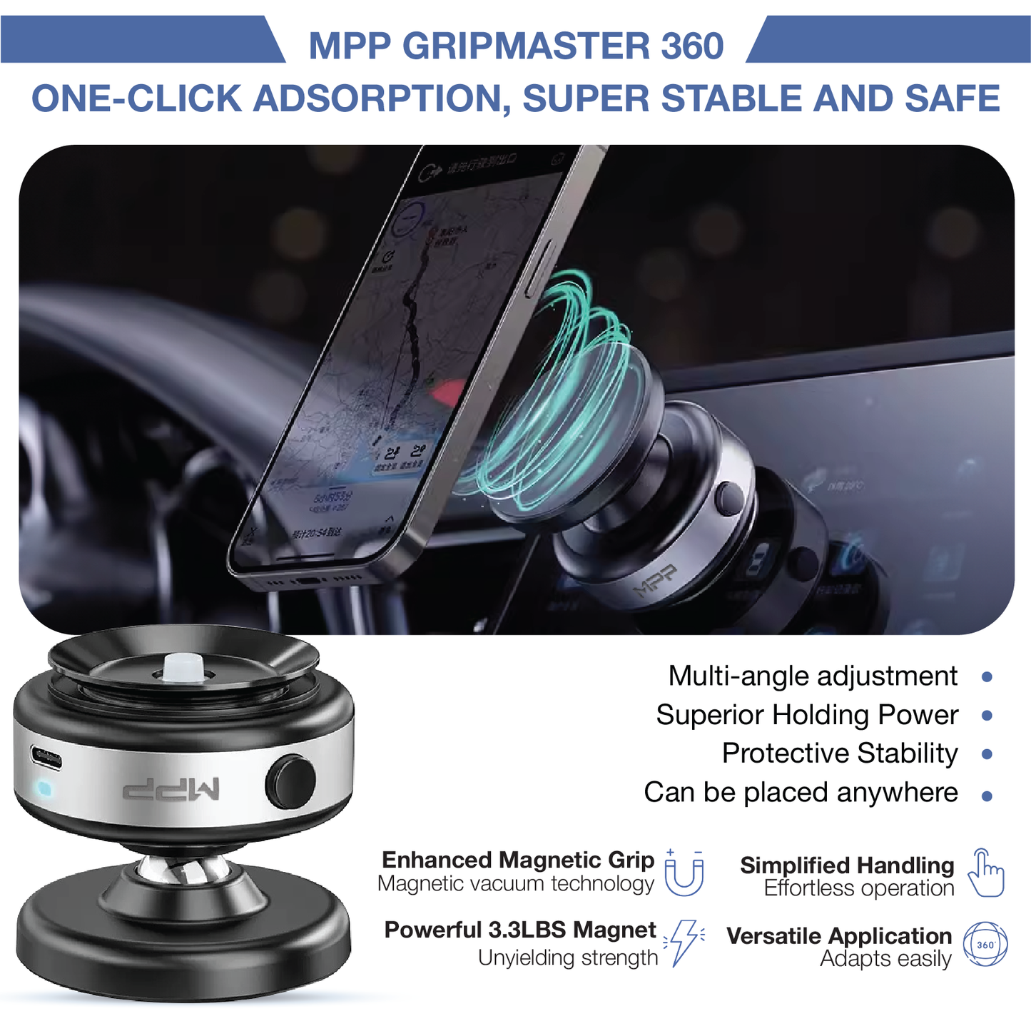 MPP Grip Master Pro Magnetic Holder