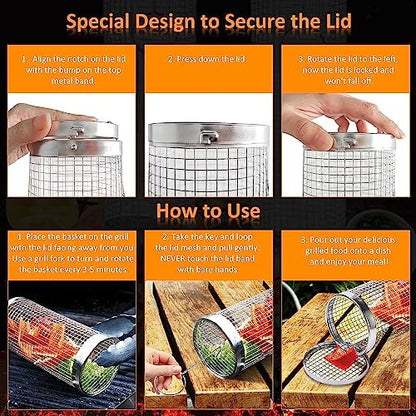 Best BBQ Grill Basket Set