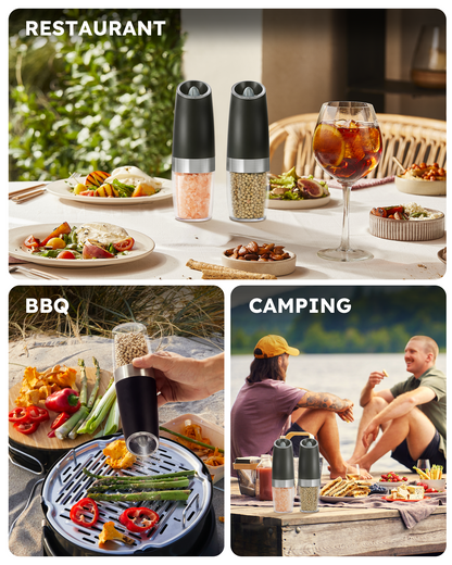 Smart Electric Salt and Pepper Mills