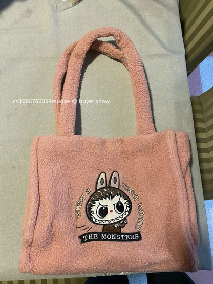 Labubu Plush Cartoon Shoulder Bag