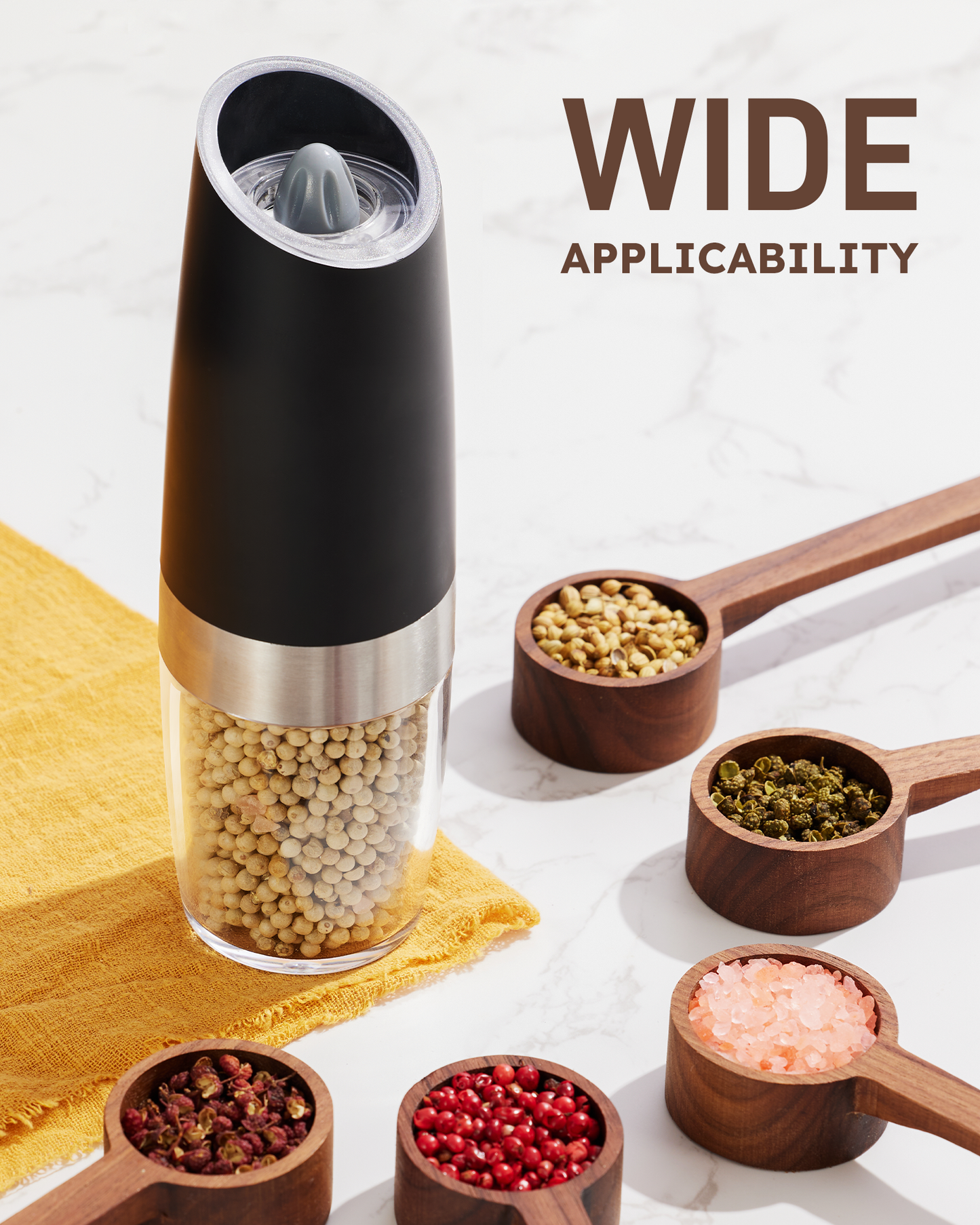 Smart Electric Salt and Pepper Mills