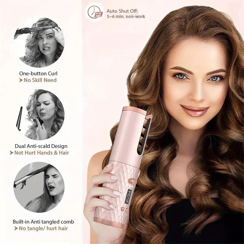 PocketWave Wireless Hair Curler