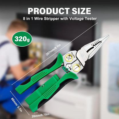 GripVolt Pro™ 8-in-1 Multi-Tool