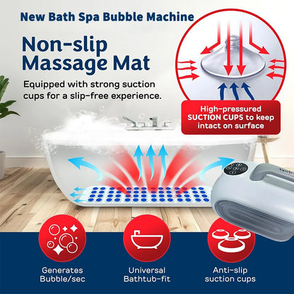 Spa Soak Massage Bathtub Pad