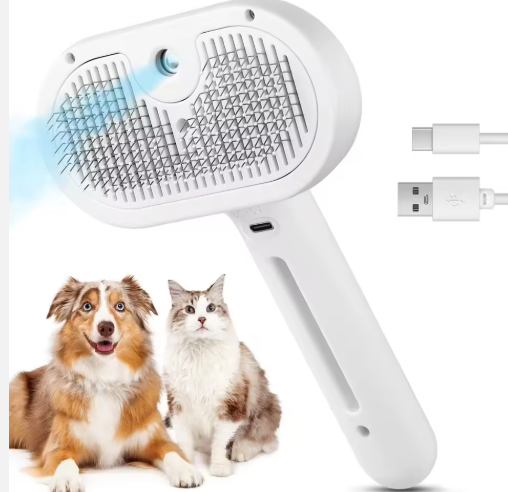 Cool Mist Pet Grooming Brush